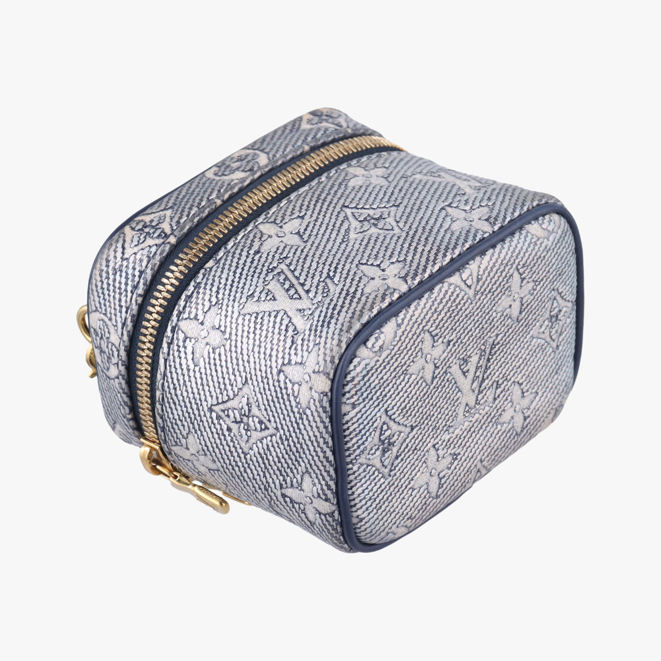 Micro VanityGray x BlueMONOGRAM JACQUARD DENIMM82467ICチップマイクロ バニティグレー×ブルーモノグラム ジャカード デニムM82467ICチップ