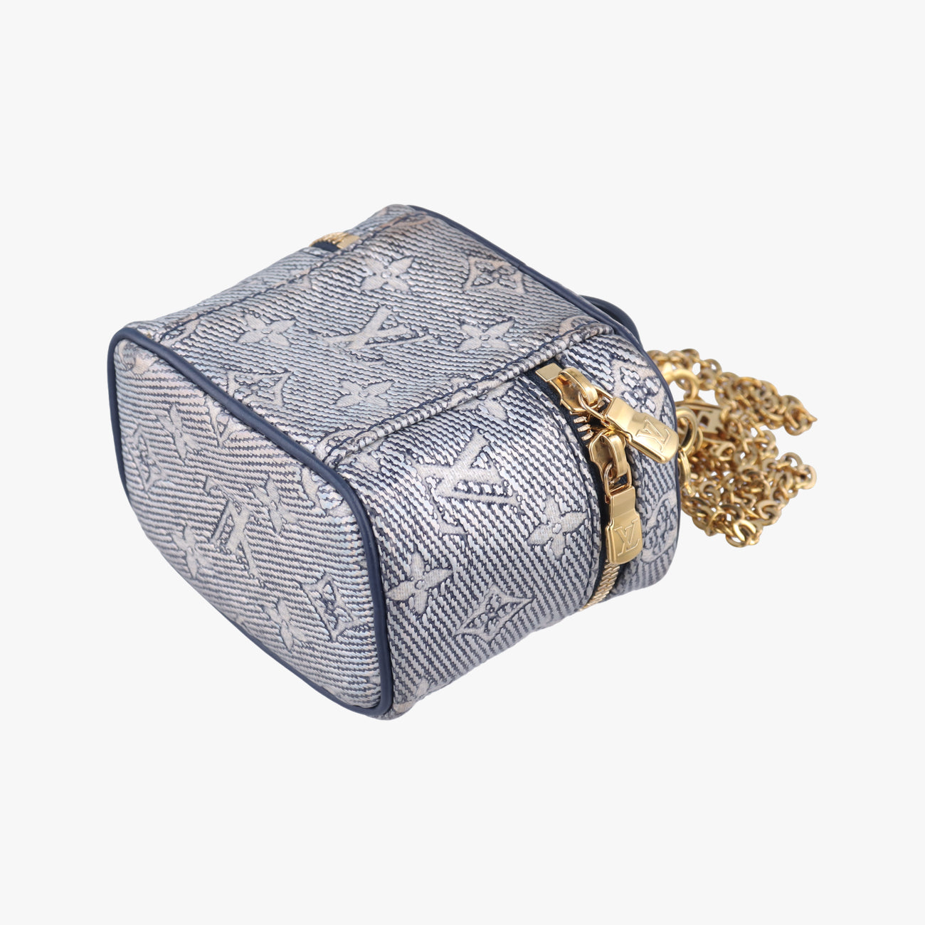 Micro VanityGray x BlueMONOGRAM JACQUARD DENIMM82467ICチップマイクロ バニティグレー×ブルーモノグラム ジャカード デニムM82467ICチップ