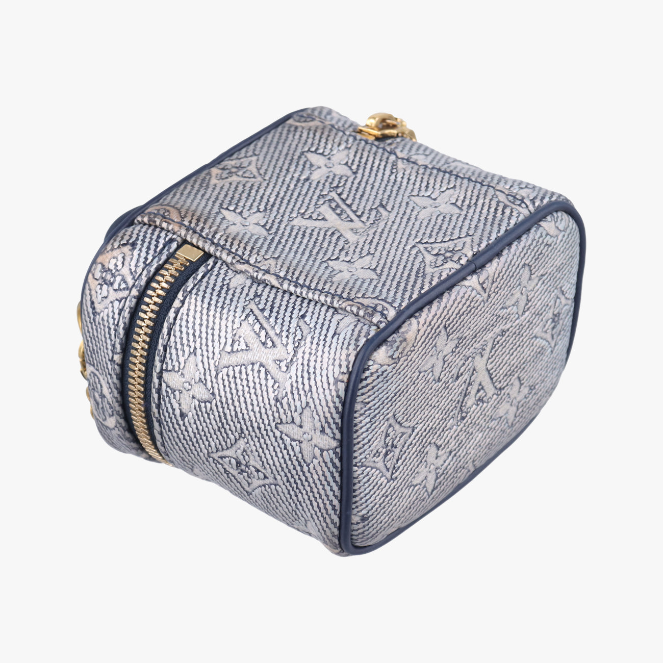Micro VanityGray x BlueMONOGRAM JACQUARD DENIMM82467ICチップマイクロ バニティグレー×ブルーモノグラム ジャカード デニムM82467ICチップ