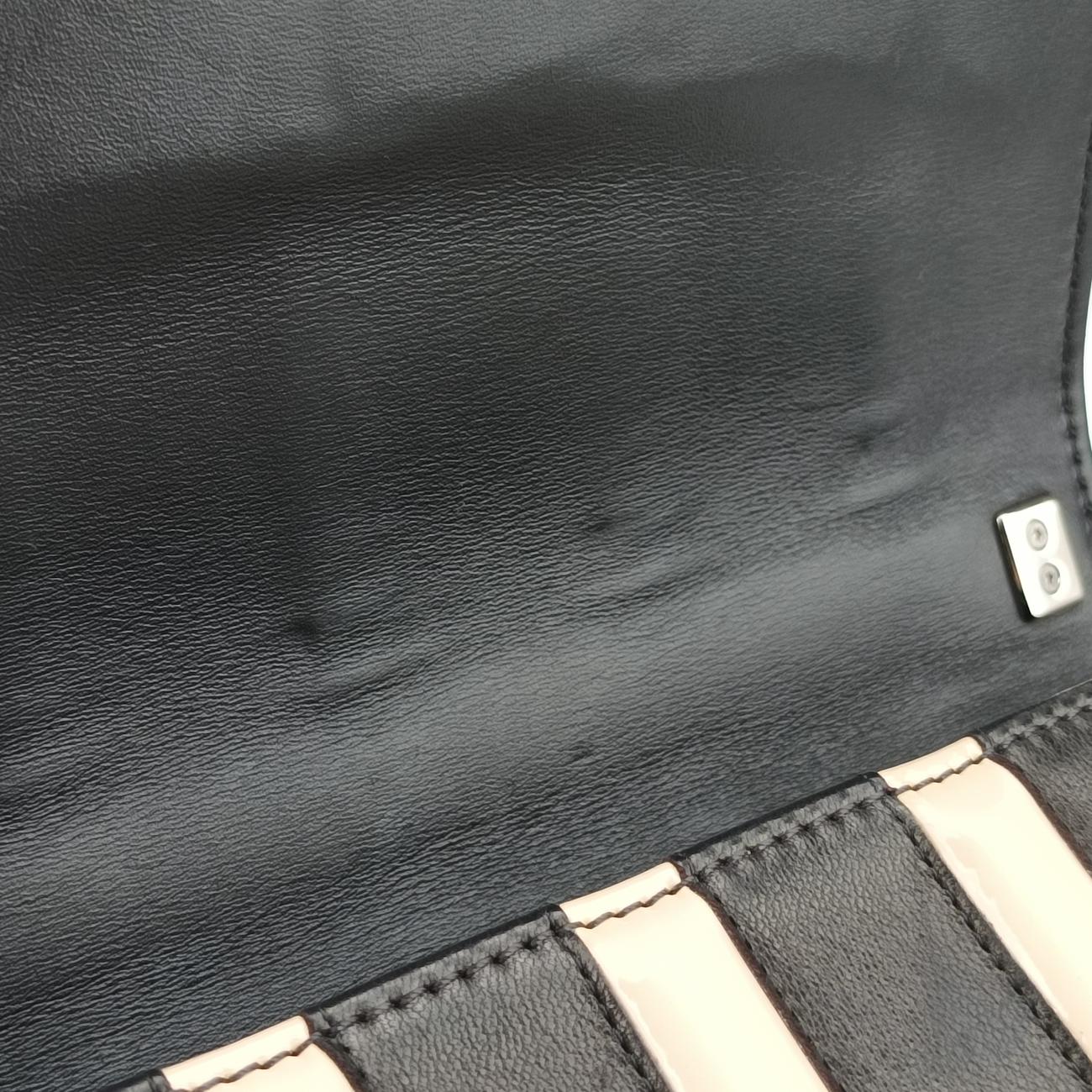 GO 14 Malletage PMBlack×BeigeLeather×PatentFO3185GO 14 マレタージュ PMブラック×ベージュレザーxパテントFO3185