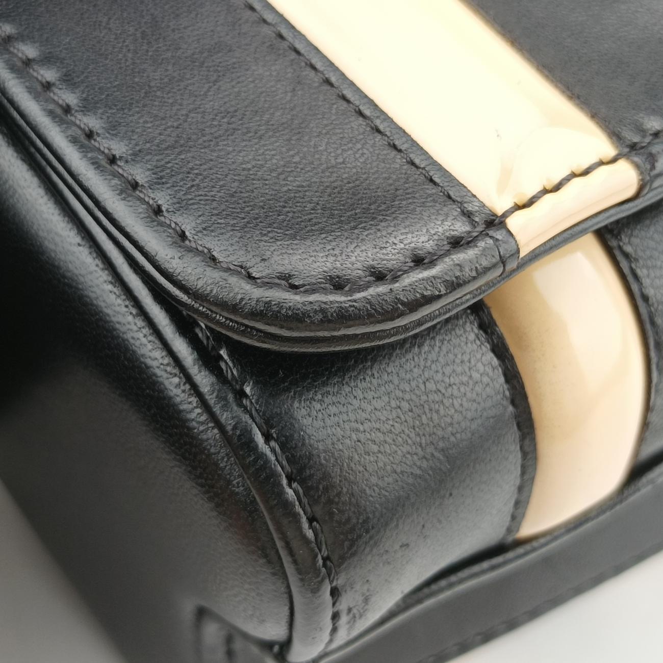 GO 14 Malletage PMBlack×BeigeLeather×PatentFO3185GO 14 マレタージュ PMブラック×ベージュレザーxパテントFO3185