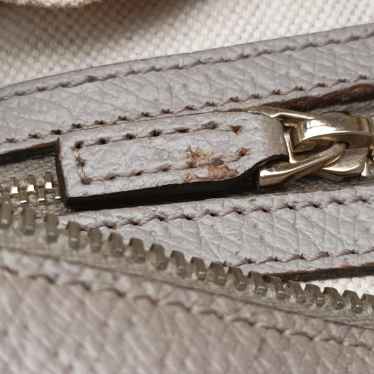 Bree beigexGray Fabric x leather 353119 A017671387ブリー ベージュ x グレー ファブリック×レザー 353119 A017671387