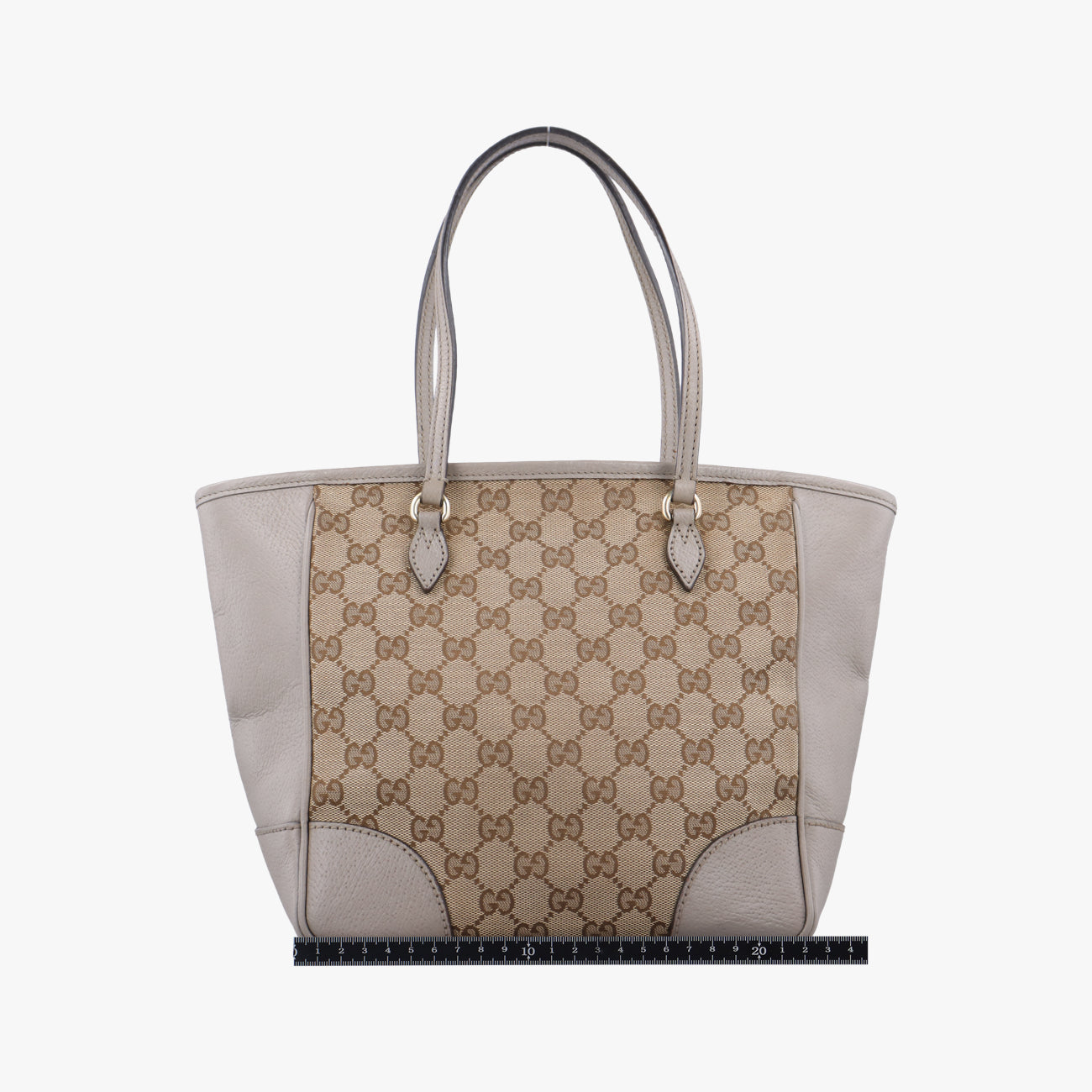 Bree beigexGray Fabric x leather 353119 A017671387ブリー ベージュ x グレー ファブリック×レザー 353119 A017671387