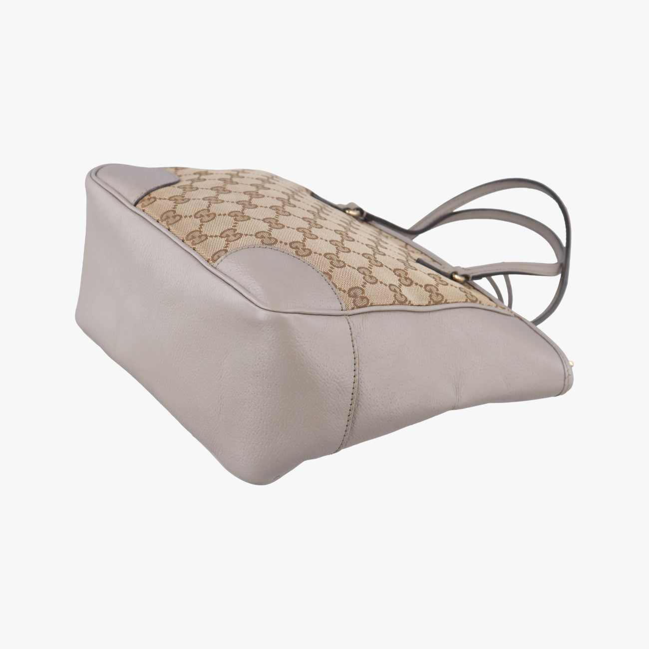 Bree beigexGray Fabric x leather 353119 A017671387ブリー ベージュ x グレー ファブリック×レザー 353119 A017671387