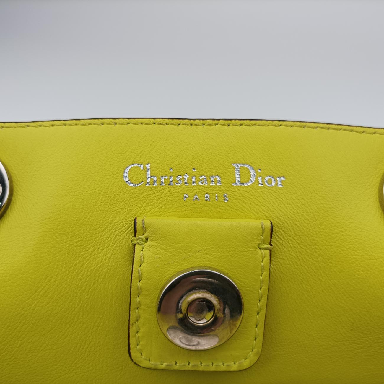 DiorissimoLight blue x blue x yellowLeather08-MA-1103ディオリッシモライトブルー×ブルー×イエローレザー08-MA-1103