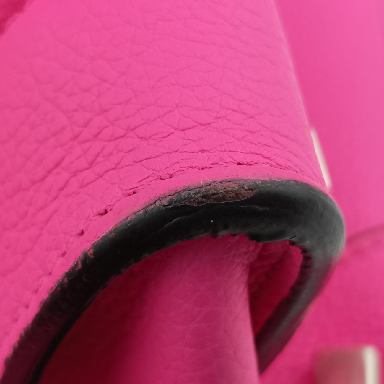 Luggage Mini ShopperPinkLeatherS-SA-0191 S-CU-1111ラゲージミニショッパーピンクレザーS-SA-0191 S-CU-1111