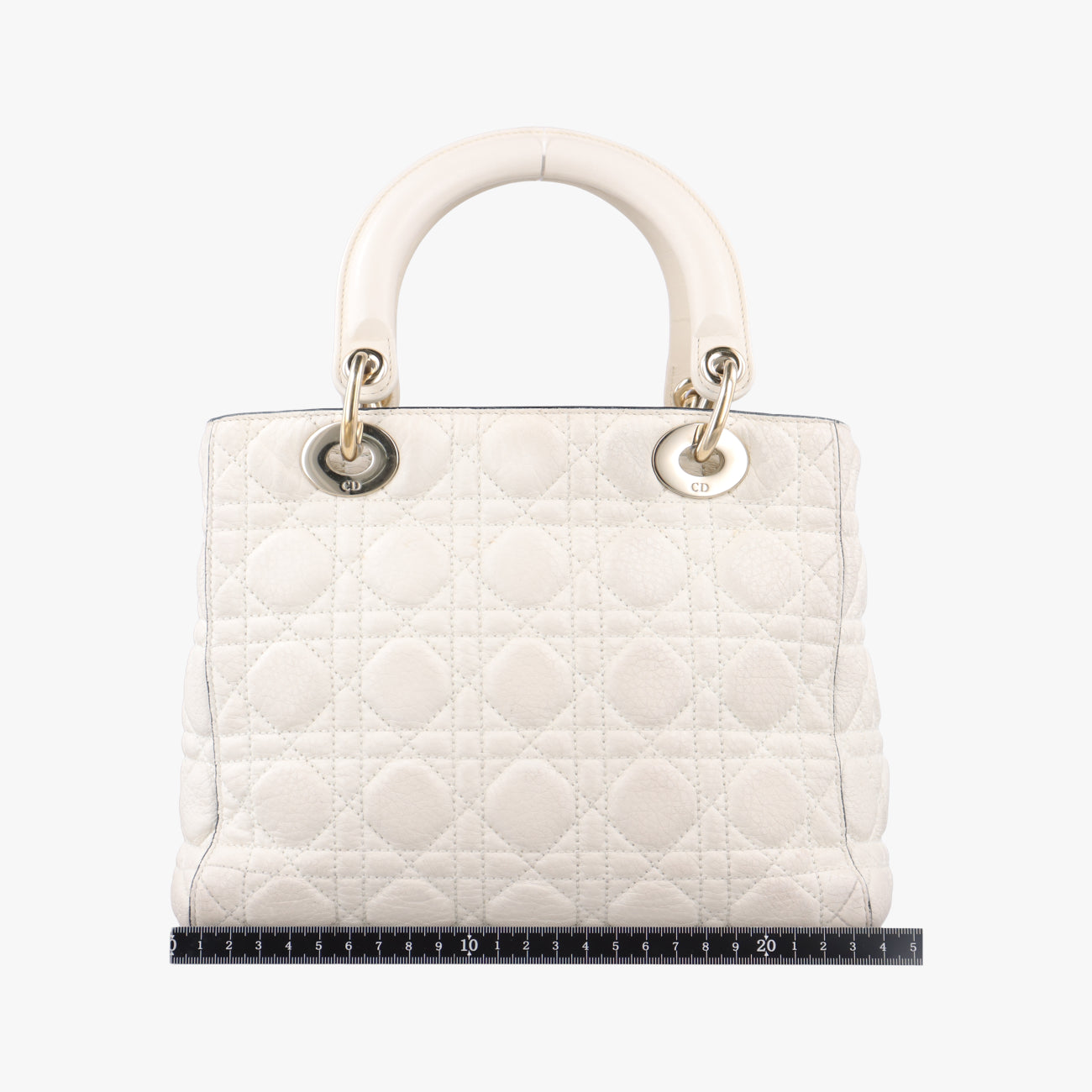 Lady DiorWhitePatent01-BO-0127レディディオールホワイトパテント01-BO-0127