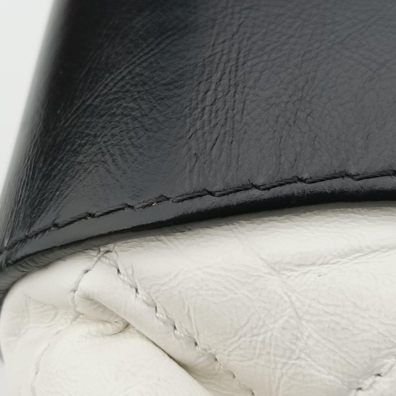 GABRIELLEBlack×whiteLeatherA9382425254908ガブリエルブラック×ホワイトレザーA9382425254908