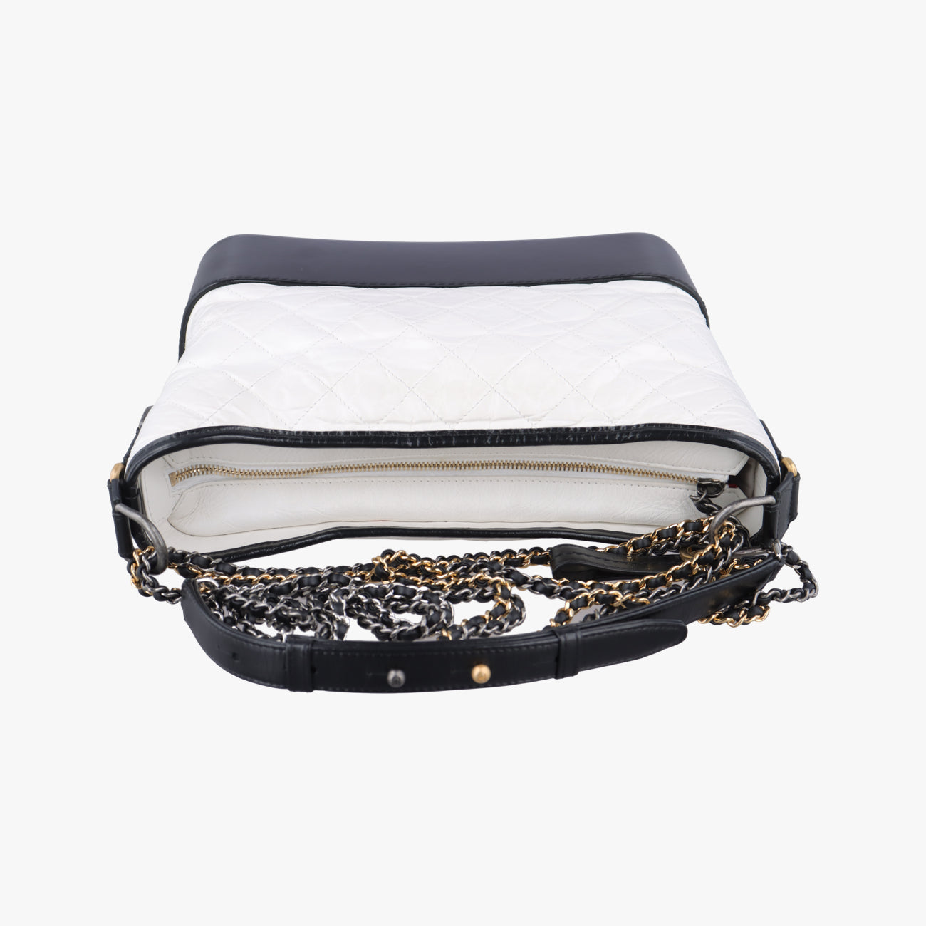 GABRIELLEBlack×whiteLeatherA9382425254908ガブリエルブラック×ホワイトレザーA9382425254908