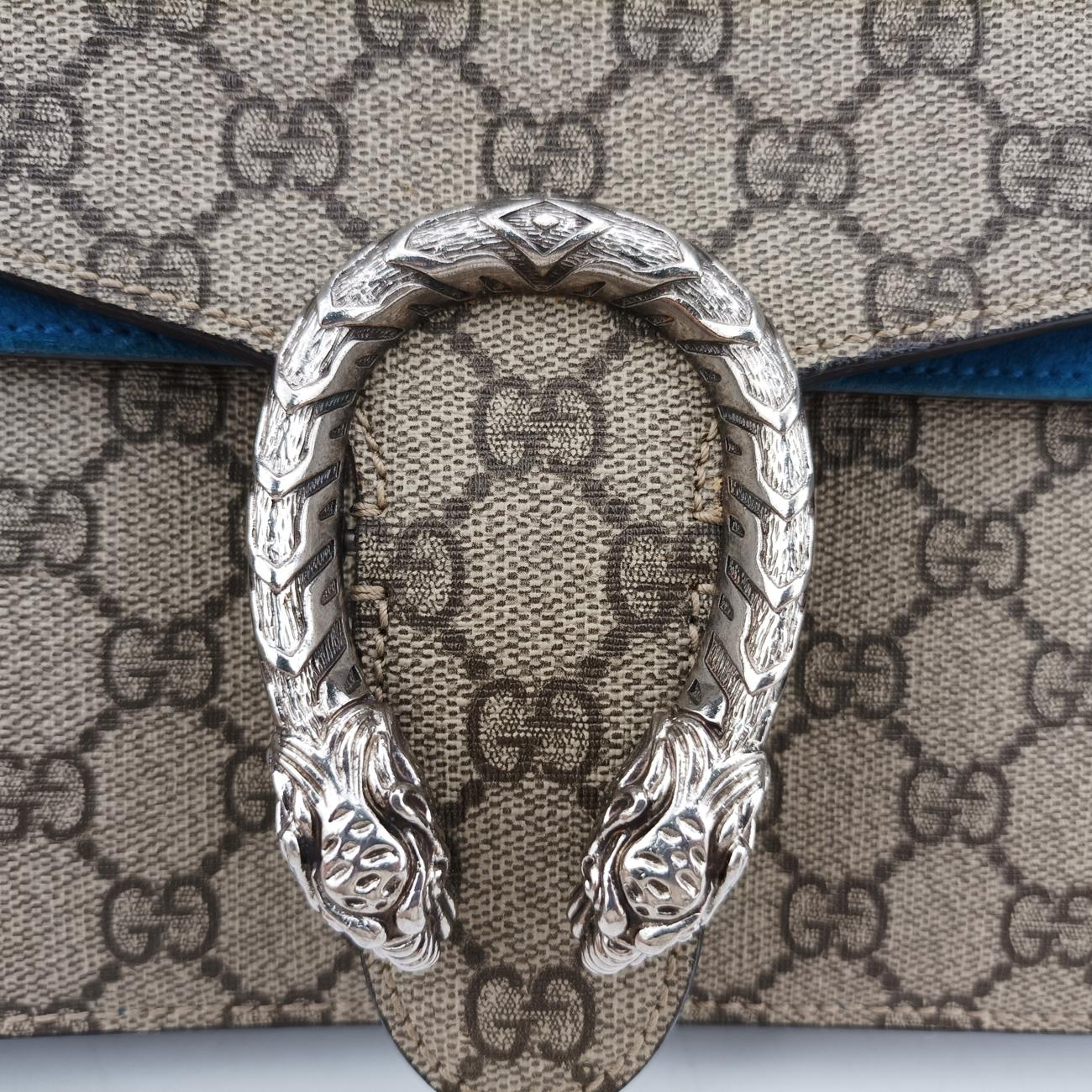 Dionysusbeige×bluePVC coated canvas×Leather400249C019790610ディオニュソスベージュ×ブルーPVCコーティングキャンバス×レザー400249C019790610