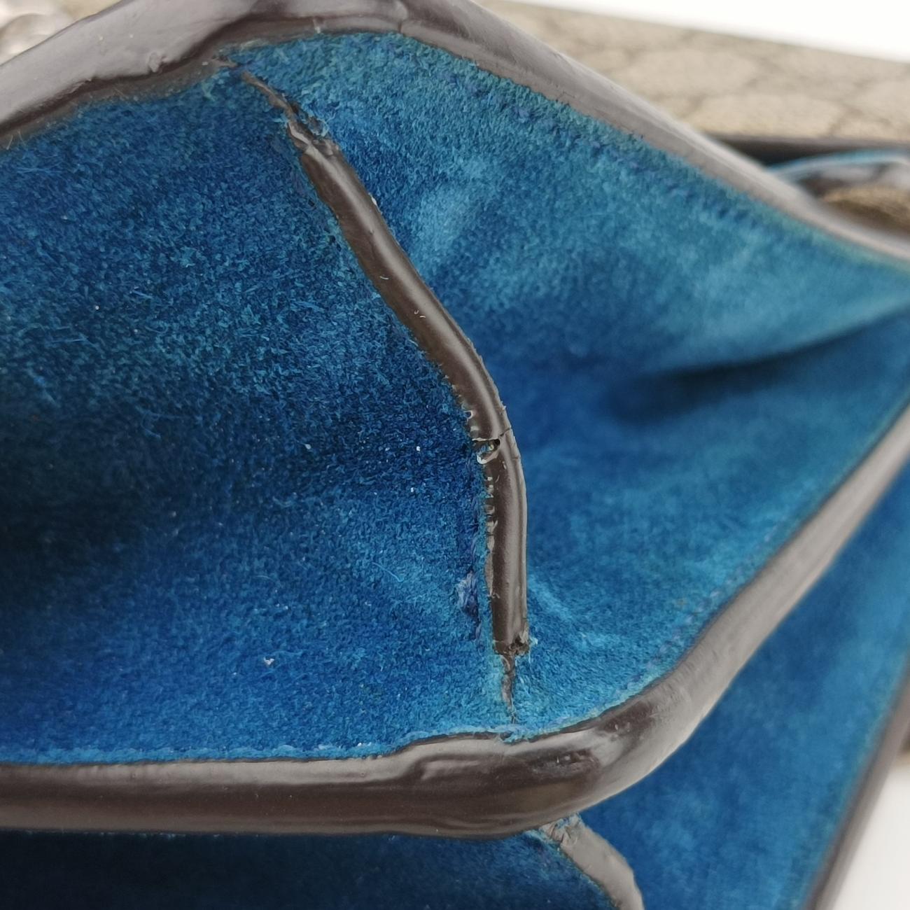 Dionysusbeige×bluePVC coated canvas×Leather400249C019790610ディオニュソスベージュ×ブルーPVCコーティングキャンバス×レザー400249C019790610