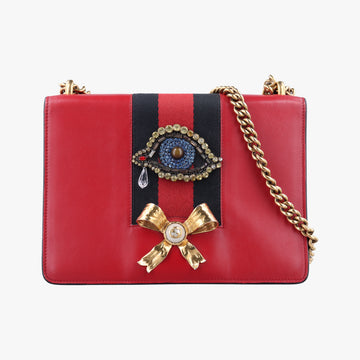 Peony Eye RedxMulticolour Leather 432280 C019794476ピオニー アイ レッドxマルチカラー レザー 432280 C019794476