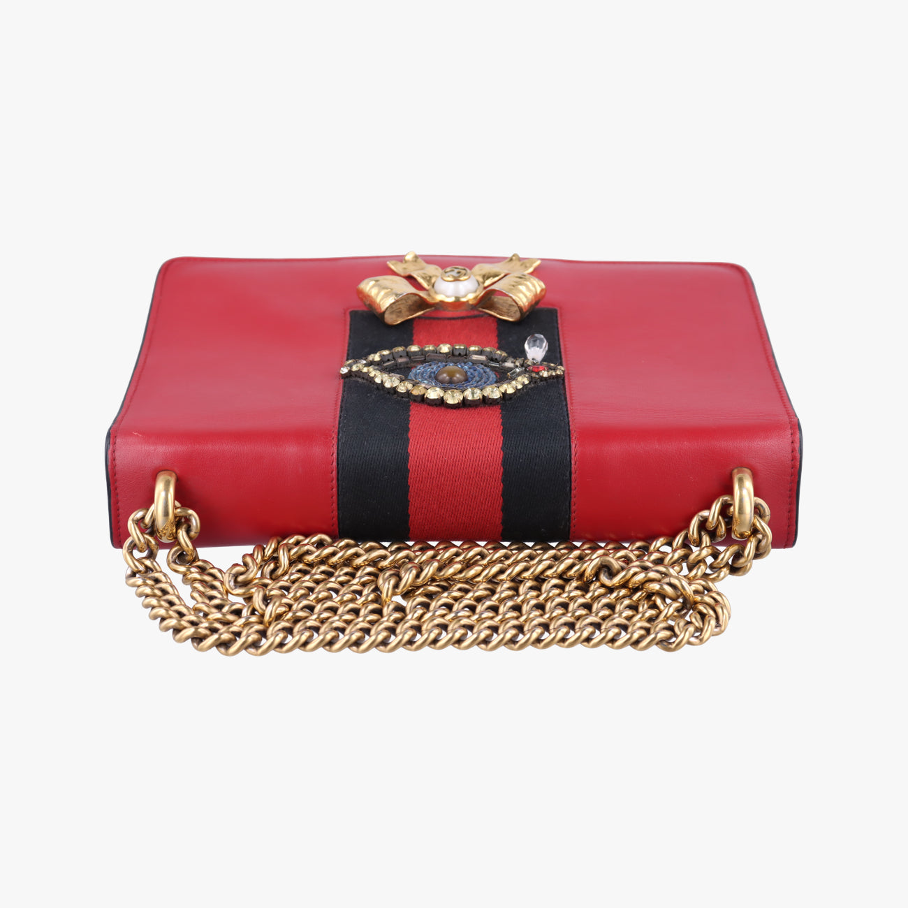 Peony Eye RedxMulticolour Leather 432280 C019794476ピオニー アイ レッドxマルチカラー レザー 432280 C019794476