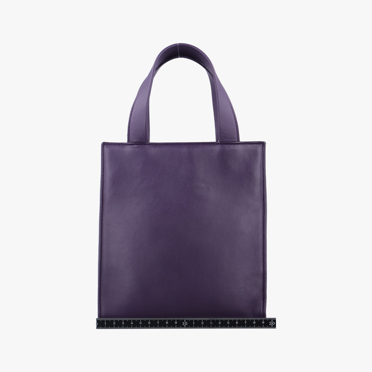 Turquoise Mini TotePurplelambskin1BG41831/Vトライアングルロゴパープルラムスキン1BG41831/V