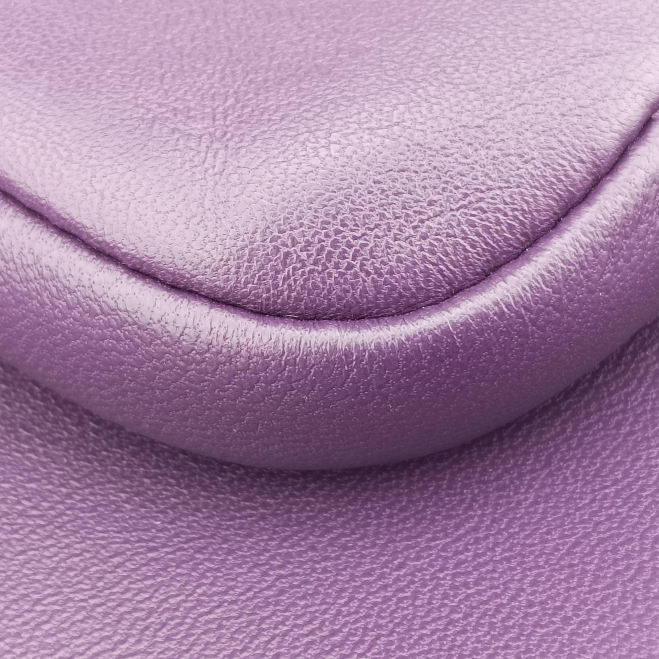 Turquoise Mini TotePurplelambskin1BG41831/Vトライアングルロゴパープルラムスキン1BG41831/V