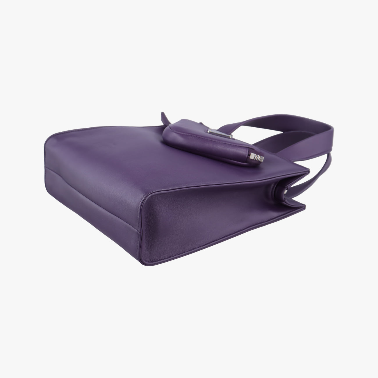 Turquoise Mini TotePurplelambskin1BG41831/Vトライアングルロゴパープルラムスキン1BG41831/V