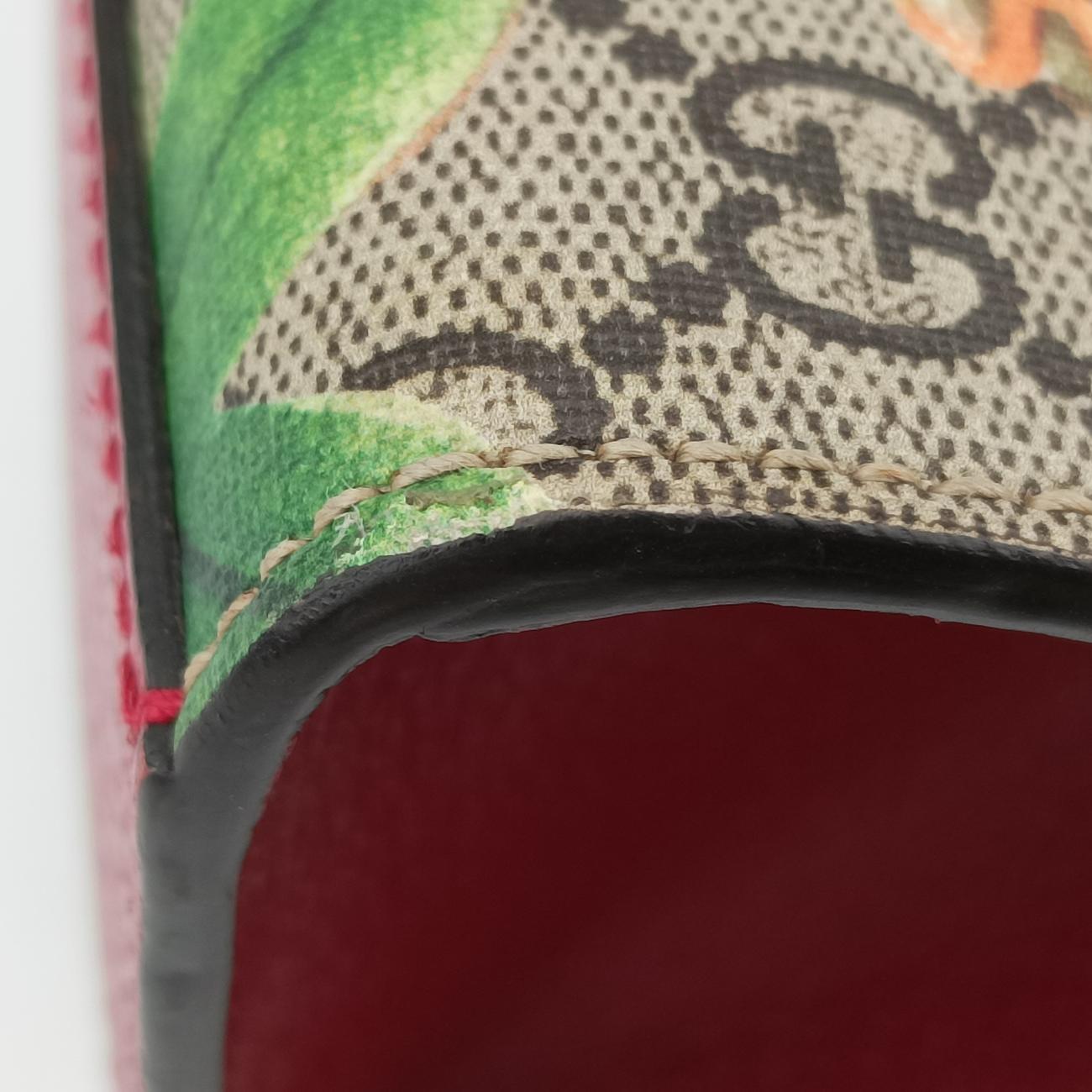 Padlockbeige×MulticolourPVC coated canvas409486G019735366パドロックベージュ×マルチカラーPVCコーティングキャンバス409486G019735366