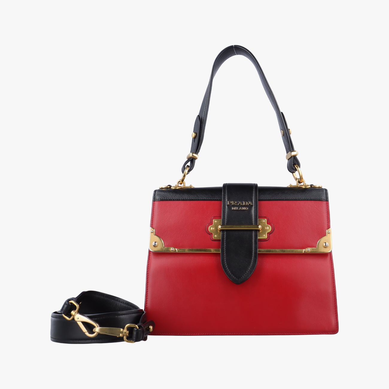 Cahier Red×Black Leather 1BA070 127カイエ レッド×ブラック レザー 1BA070 127