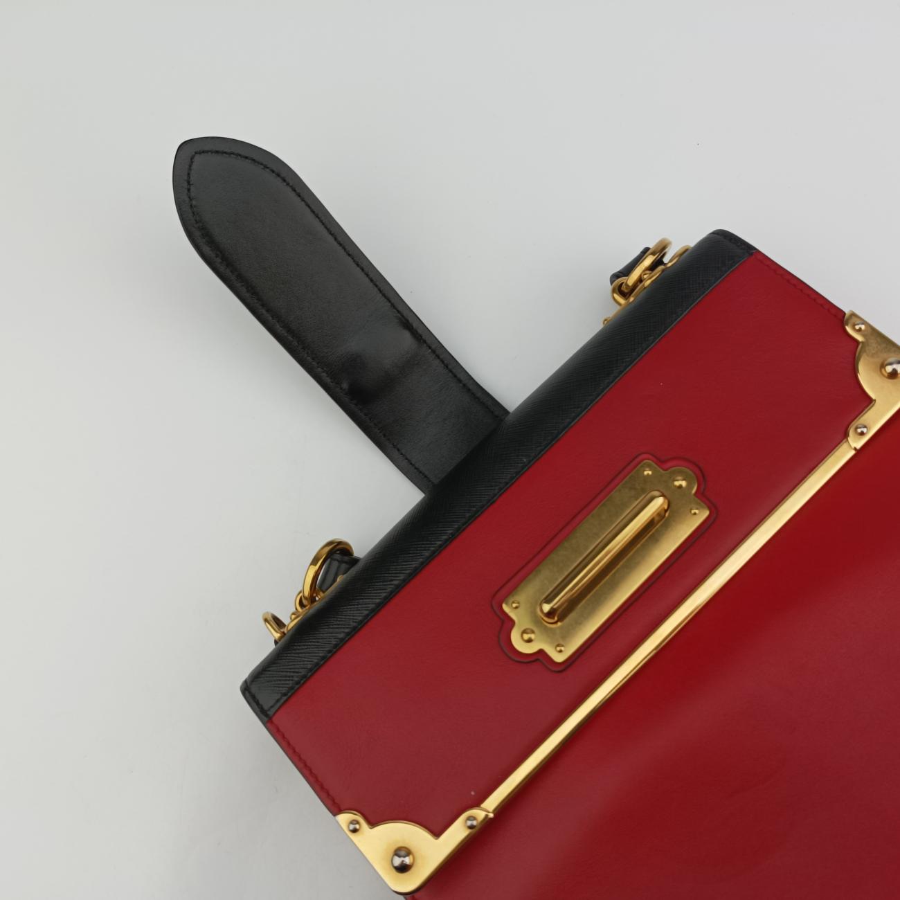 Cahier Red×Black Leather 1BA070 127カイエ レッド×ブラック レザー 1BA070 127