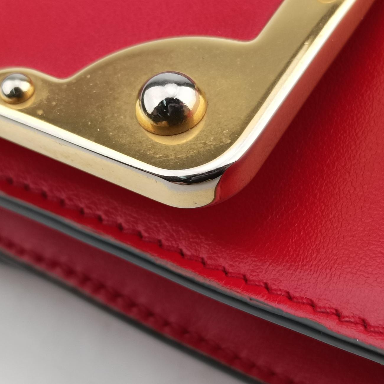 Cahier Red×Black Leather 1BA070 127カイエ レッド×ブラック レザー 1BA070 127