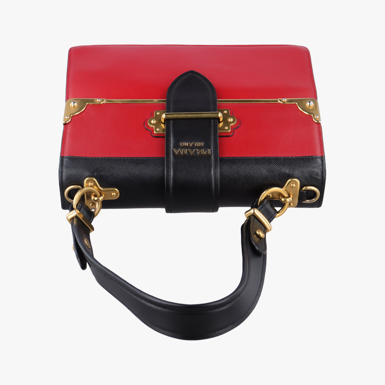Cahier Red×Black Leather 1BA070 127カイエ レッド×ブラック レザー 1BA070 127