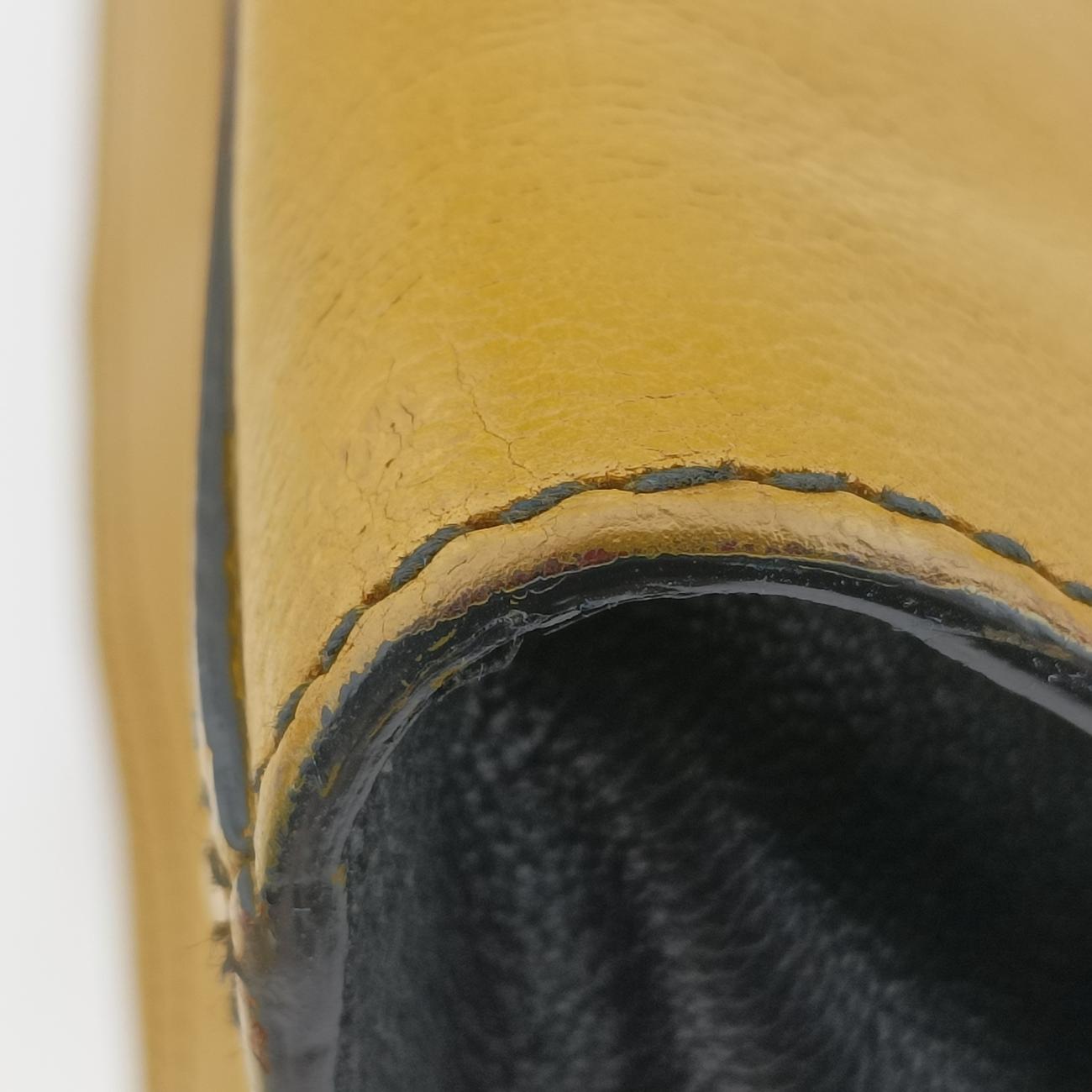 Cabas ChYc Black x Yellow Leather 279079.527066カバス シック ブラック×イエロー レザー 279079 279079.527066