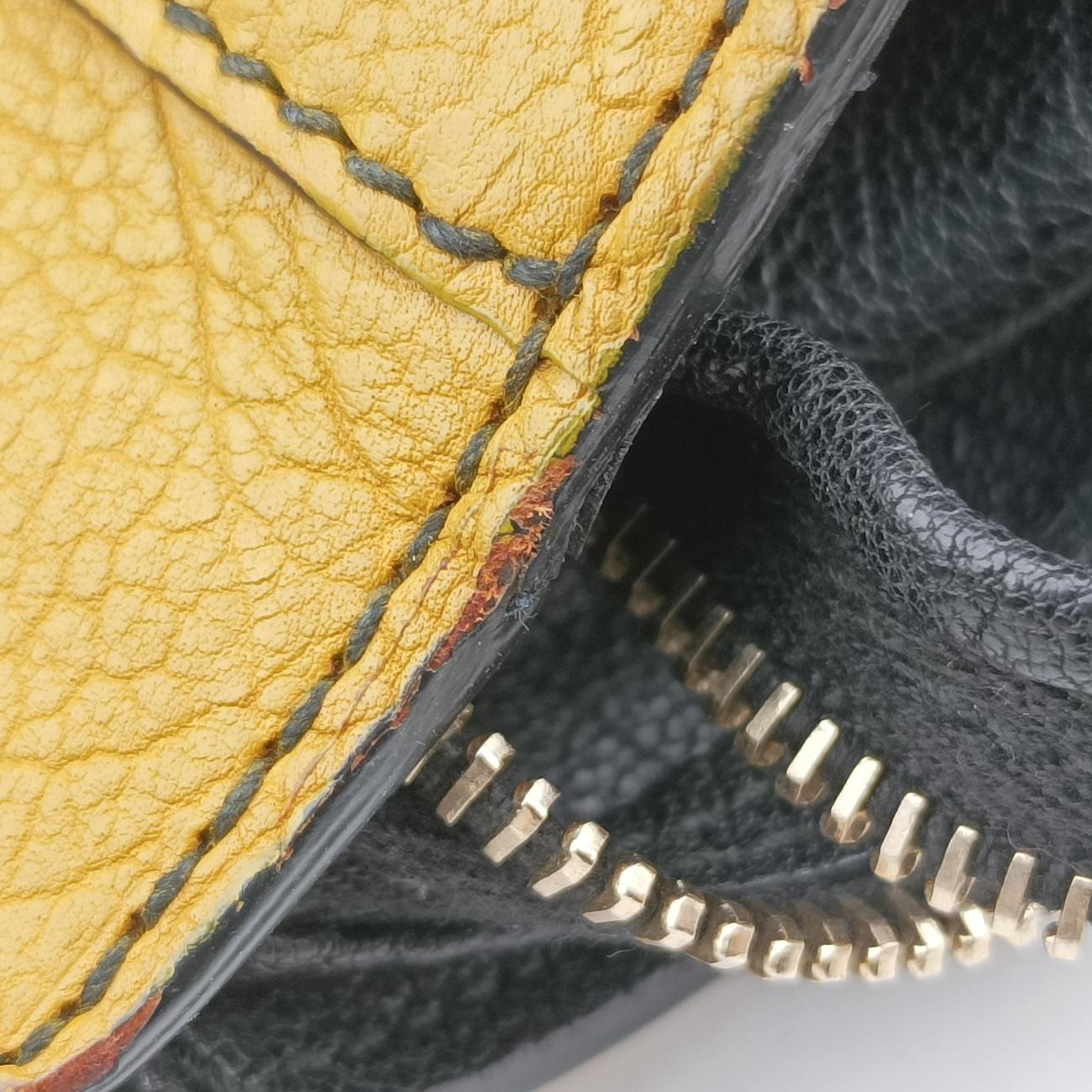 Cabas ChYc Black x Yellow Leather 279079.527066カバス シック ブラック×イエロー レザー 279079 279079.527066