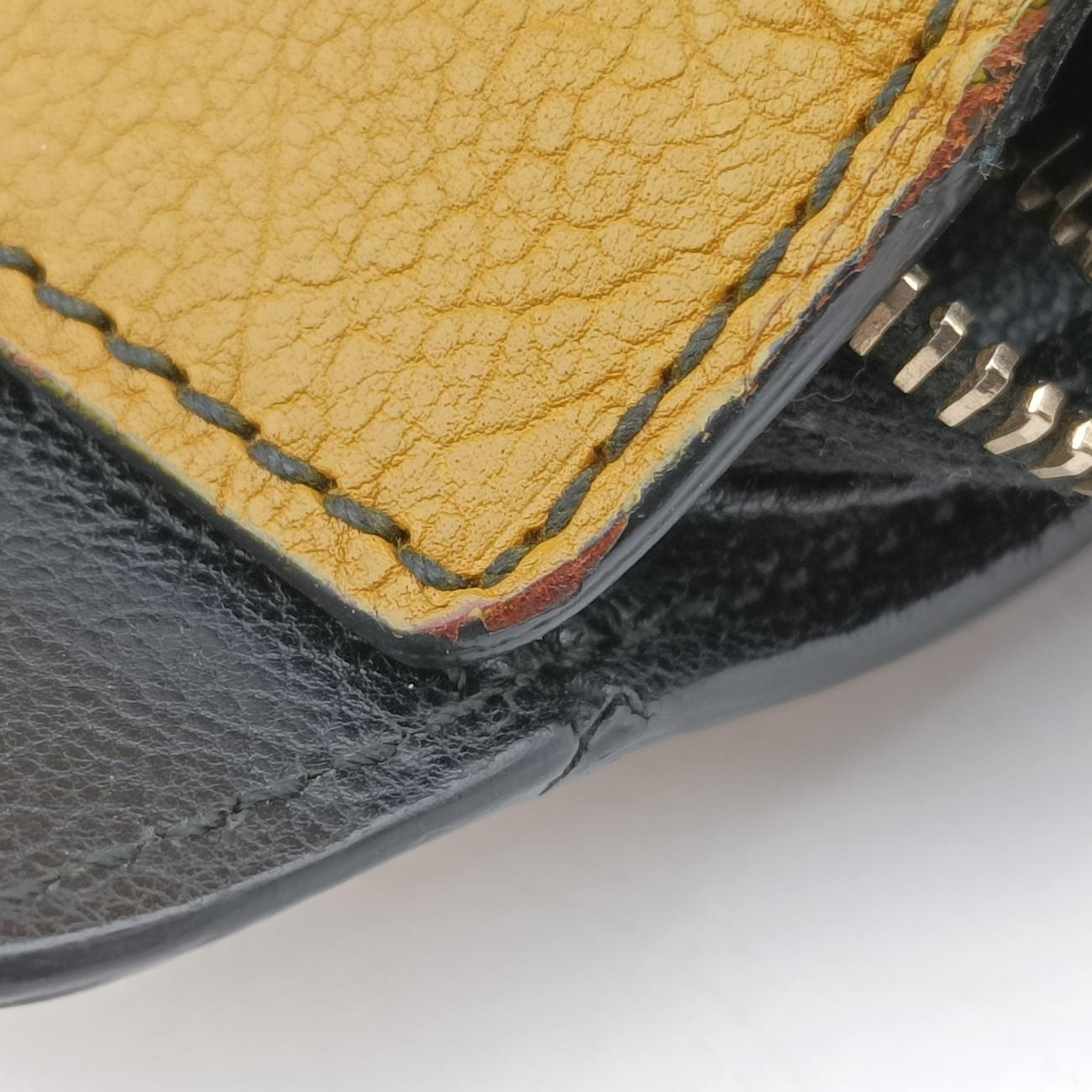 Cabas ChYc Black x Yellow Leather 279079.527066カバス シック ブラック×イエロー レザー 279079 279079.527066