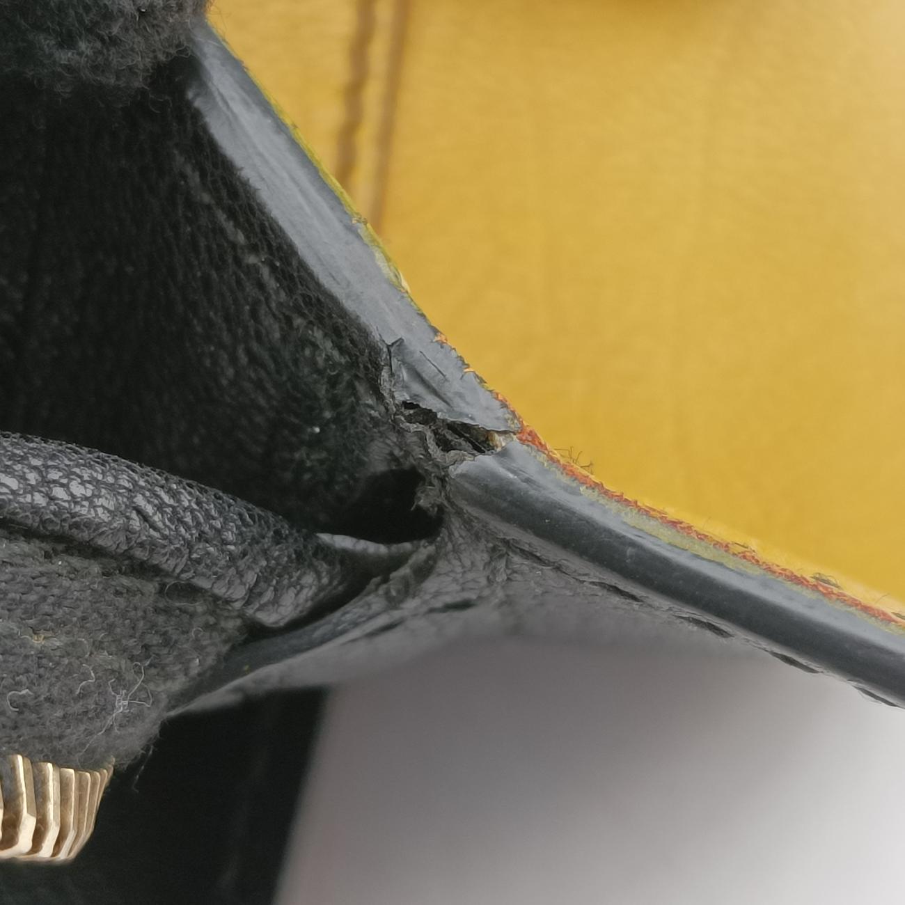 Cabas ChYc Black x Yellow Leather 279079.527066カバス シック ブラック×イエロー レザー 279079 279079.527066