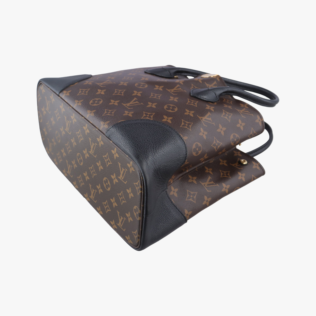 Flandrin Brown×Black Monogram canvas x calf leather M41595 DU1177フランドリン モノグラム/ブラウン系Xブラック モノグラムキャンバス×カーフレザー M41595 DU1177