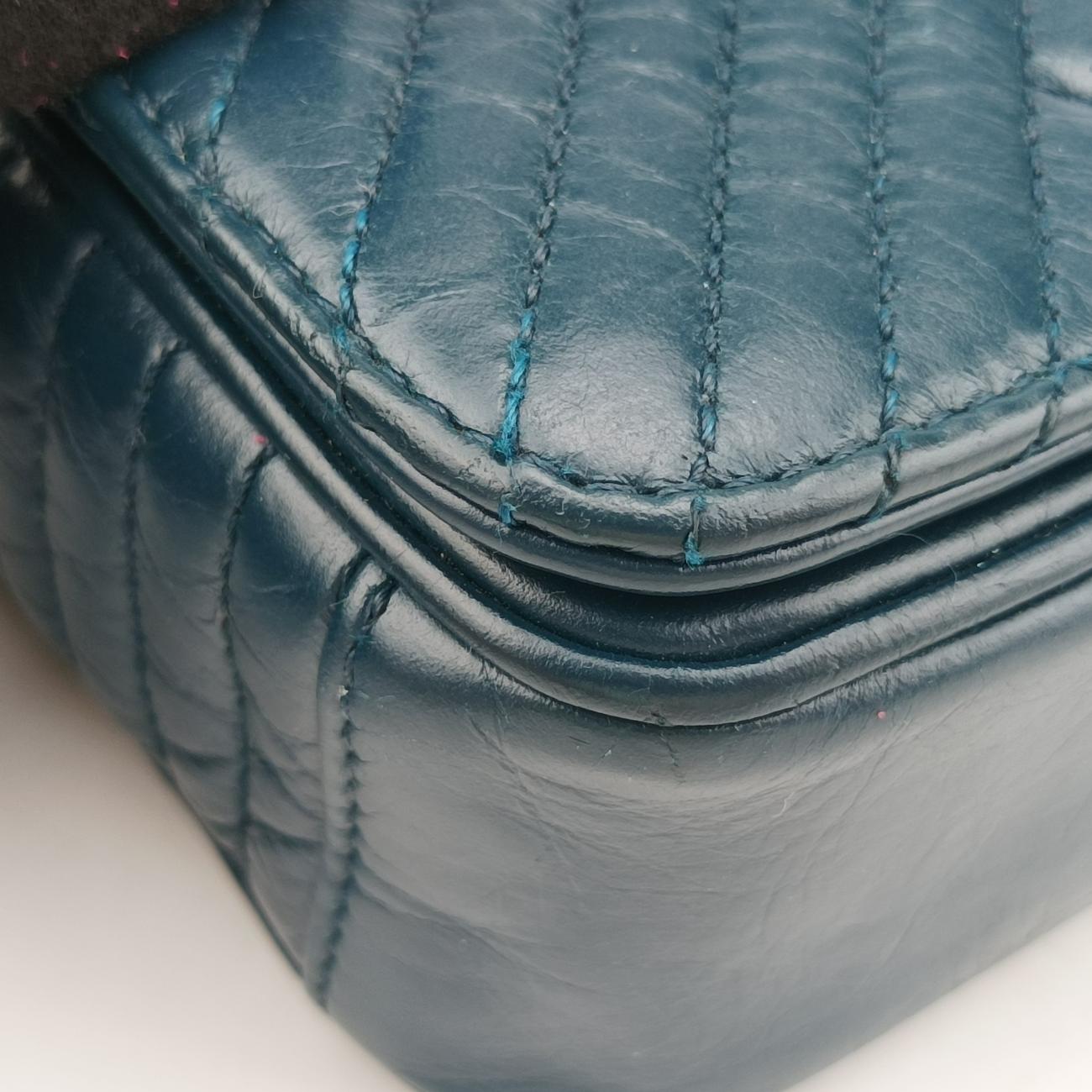 Coco Boy FlapBlueleatherA9279620640700ココボーイ シングルフラップブルーレザーA9279620640700