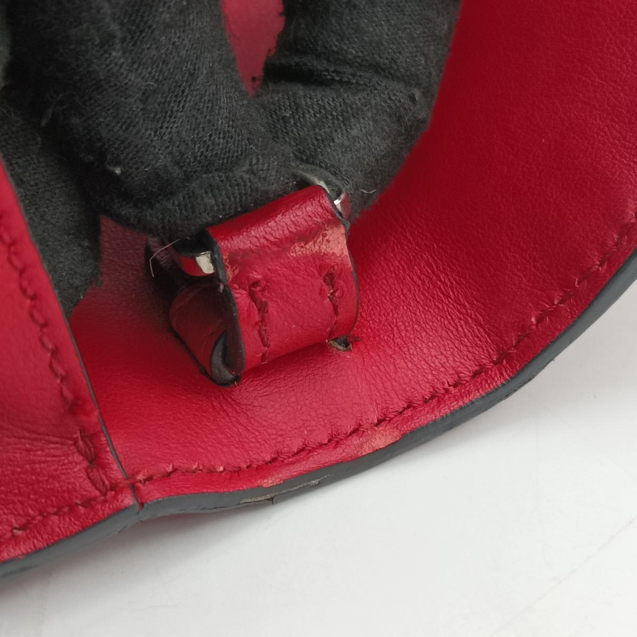 Electra Studded Red Leather 1BD120 25 2エレクトラ スタッズ レッド レザー 1BD120 25 2
