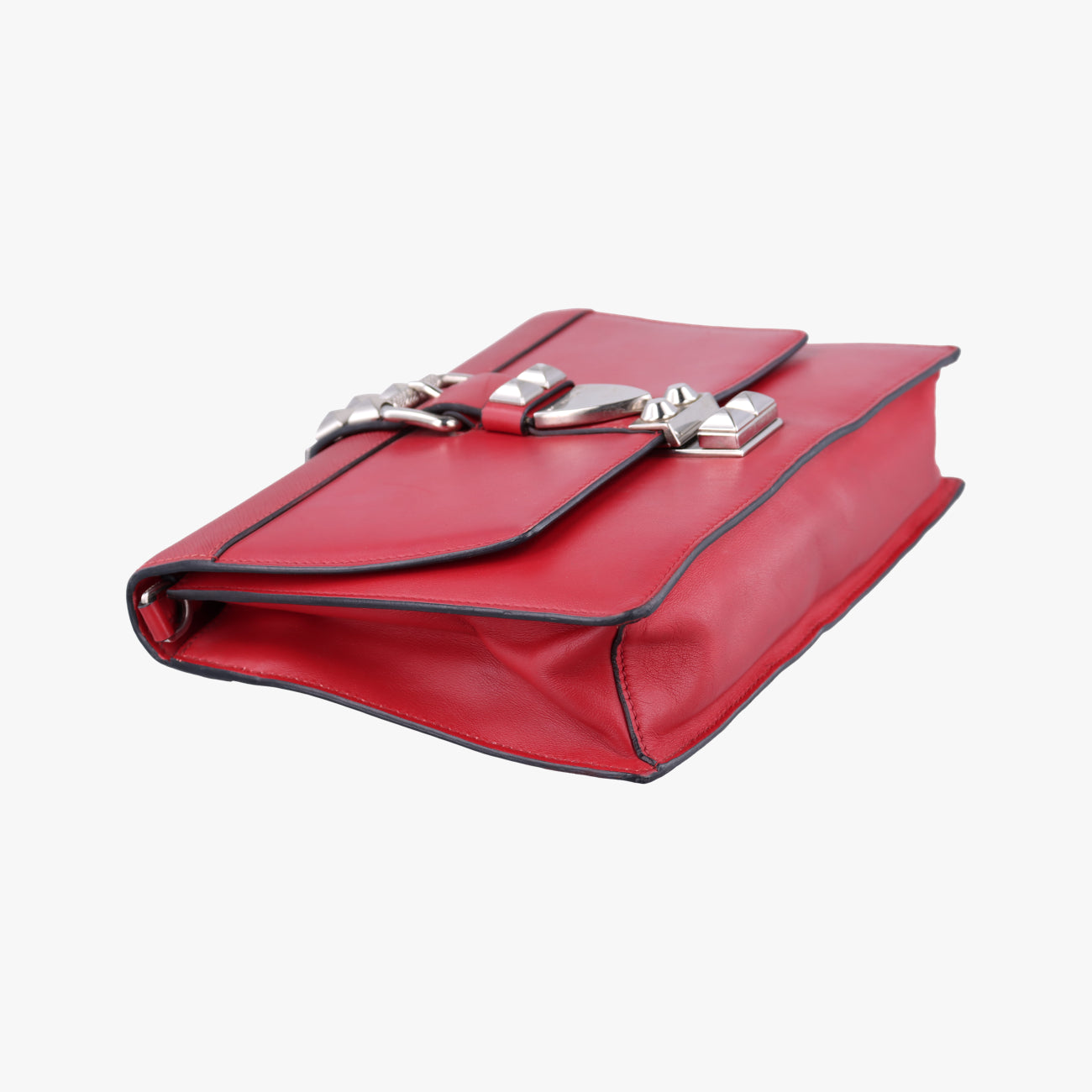 Electra Studded Red Leather 1BD120 25 2エレクトラ スタッズ レッド レザー 1BD120 25 2