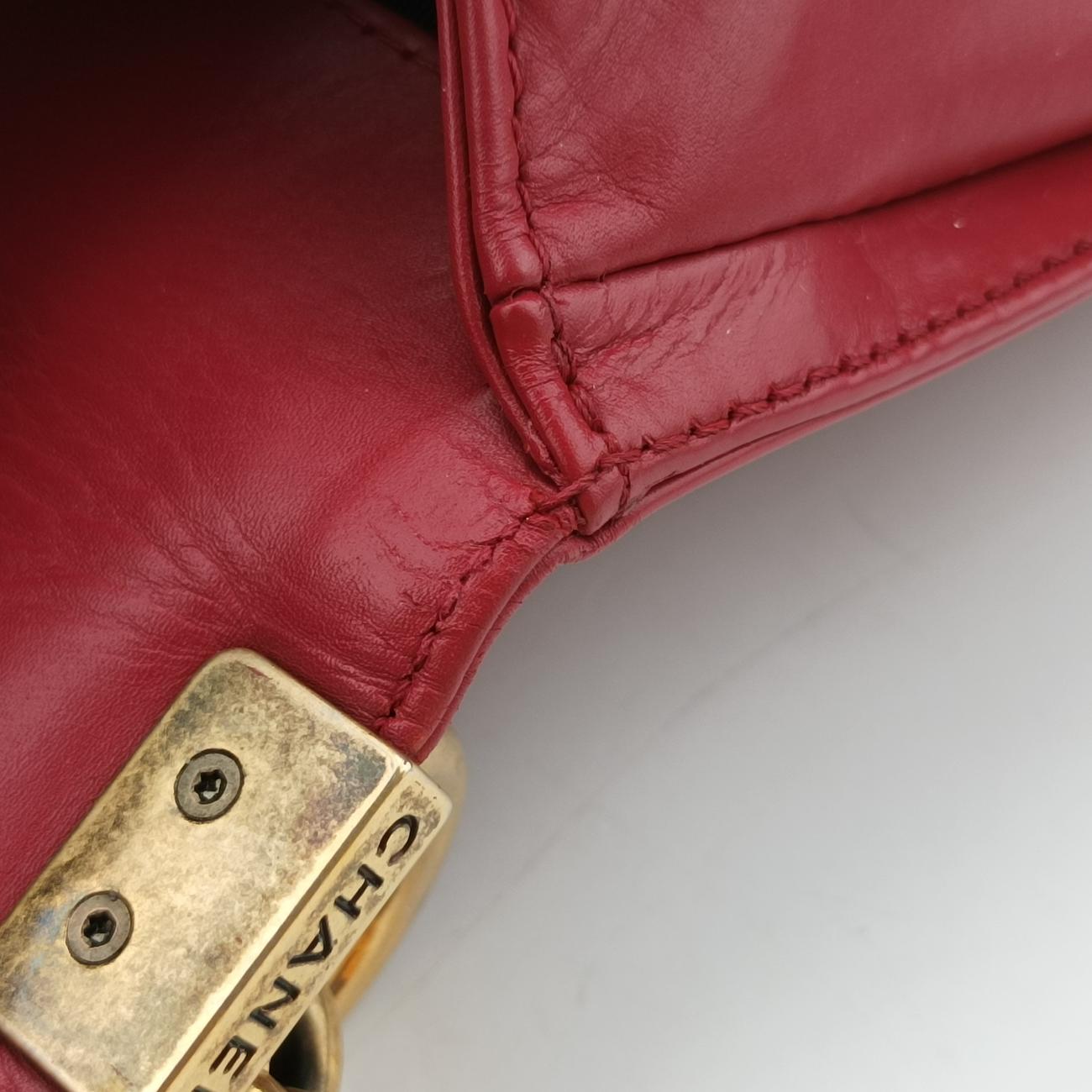 BOY CHANELRedLeatherA6671115639548ボーイシャネルレッドレザーA6671115639548