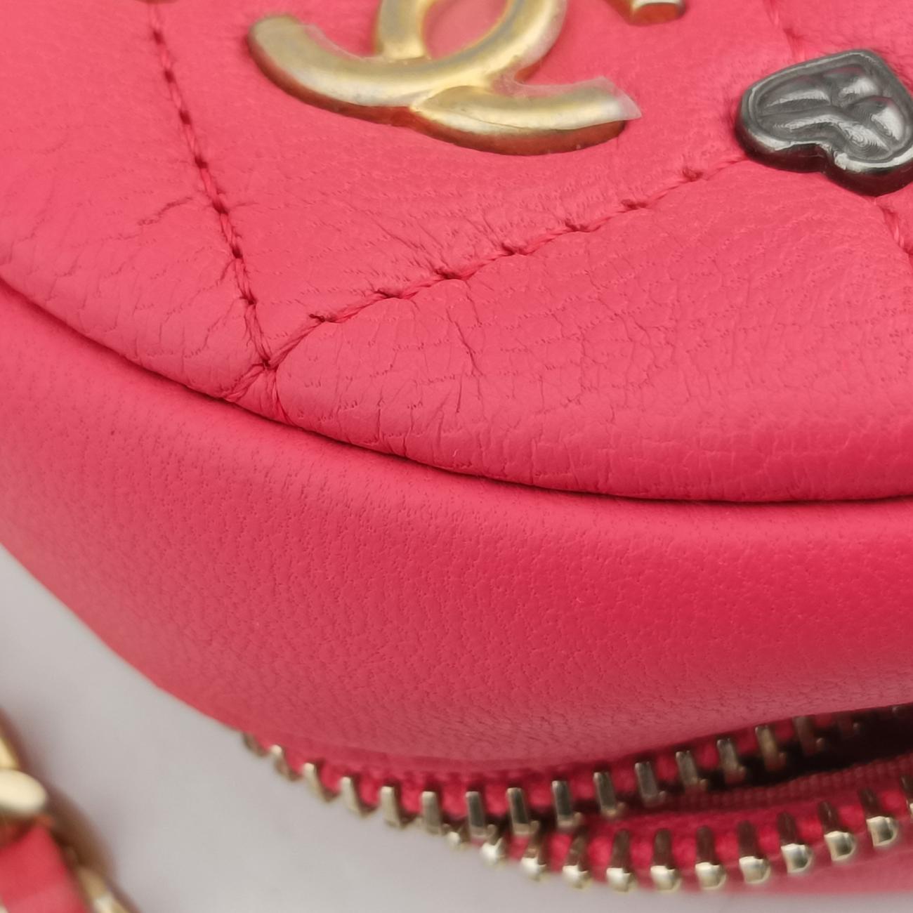 Charms RoundPinklambskinA8162026890476チャームラウンドピンクラムスキンA8162026890476