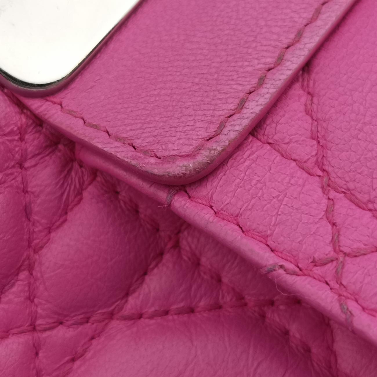 Miss Dior Cannage New LockPinklambskin02-LU-0172ミスディオール カナージュ ニューロックピンクラムスキン02-LU-0172
