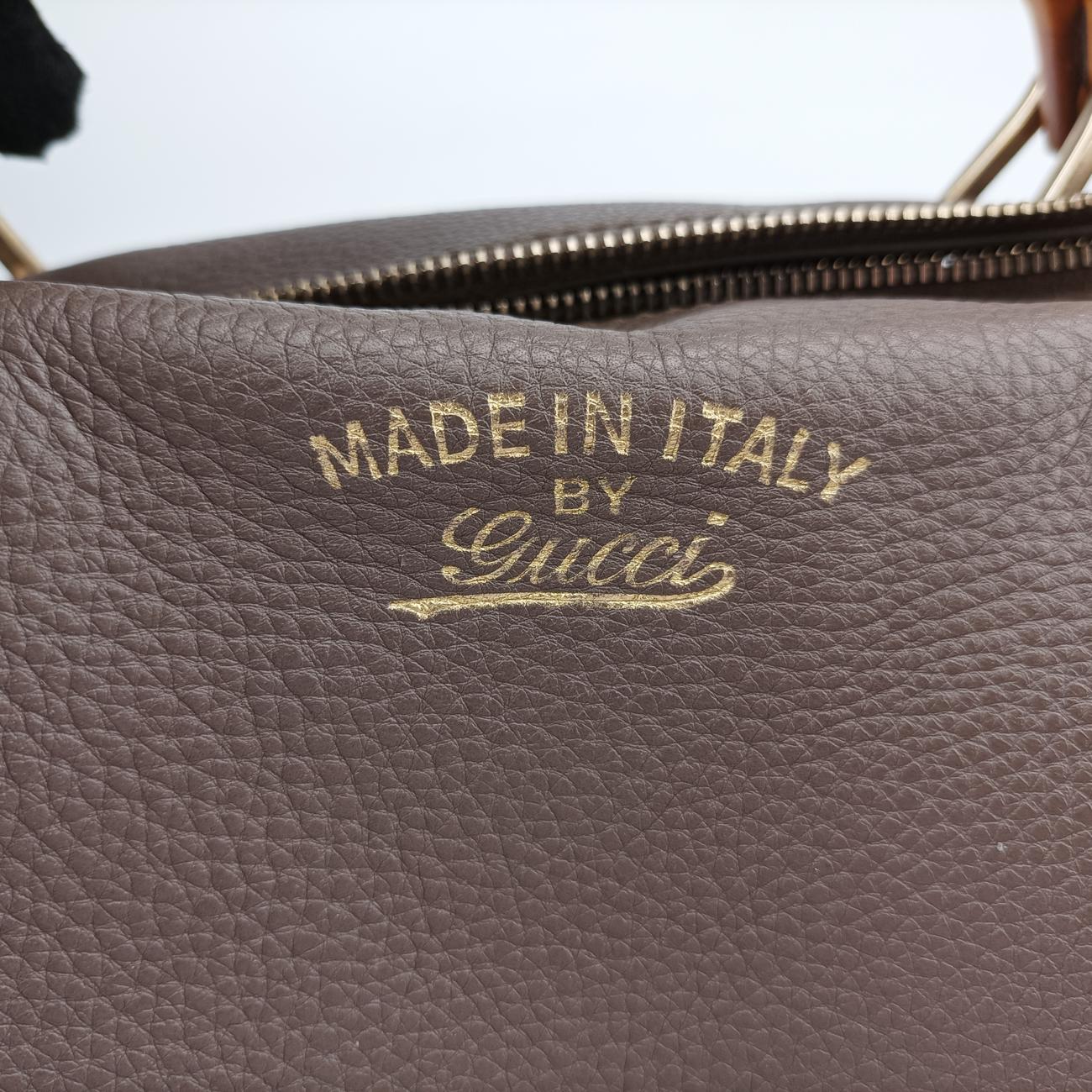 bamboo shopper Brown Leather 353124 E016438274バンブーショッパー ブラウン レザー 353124 E016438274