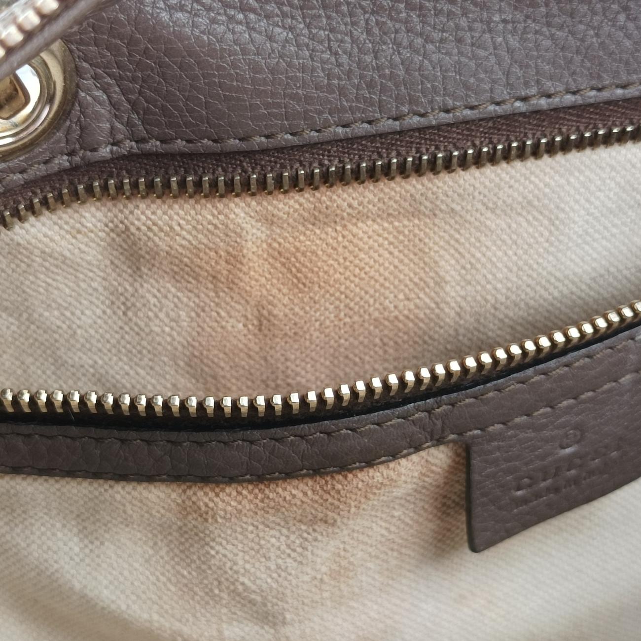 bamboo shopper Brown Leather 353124 E016438274バンブーショッパー ブラウン レザー 353124 E016438274