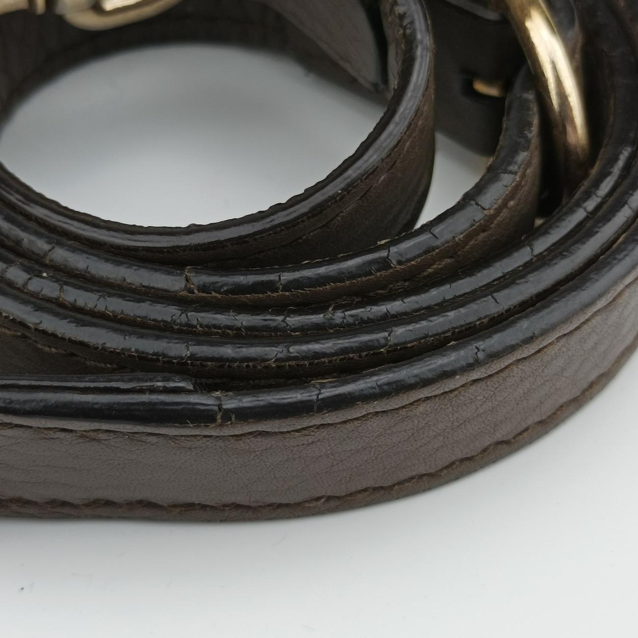 bamboo shopper Brown Leather 353124 E016438274バンブーショッパー ブラウン レザー 353124 E016438274