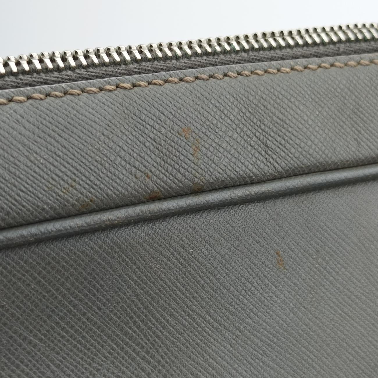 Business Briefcase Grey SAFFIANO Leather 2VE011 7 Dビジネス ブリーフケース グレー サフィアーノレザー 2VE011 7 D