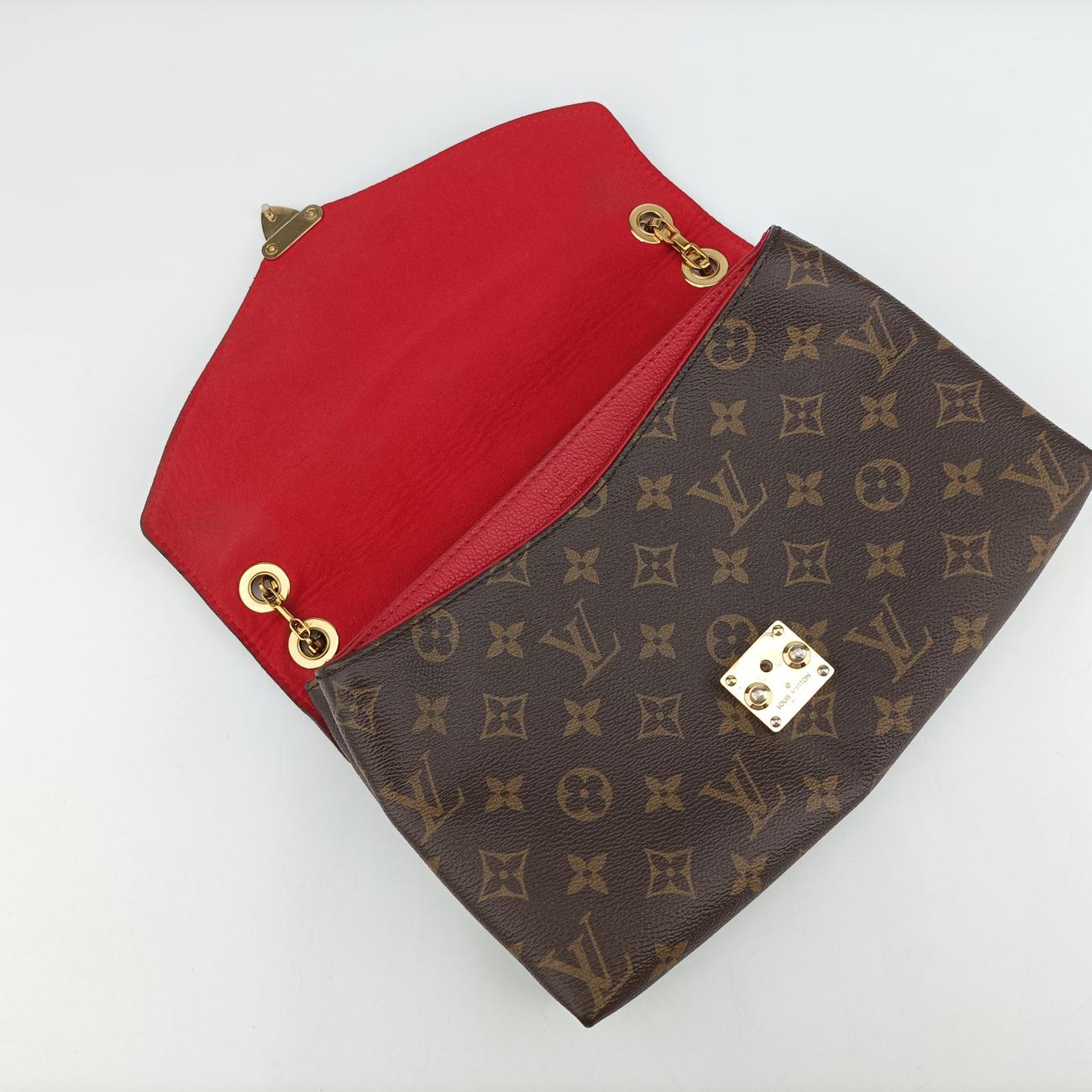 PALLAS ChainBrown×CERISEMonogram Canvas×calf leatherM41201CA3116パラス チェーンモノグラム/ブラウン系×スリーズモノグラムキャンバス×カーフレザーM41201CA3116