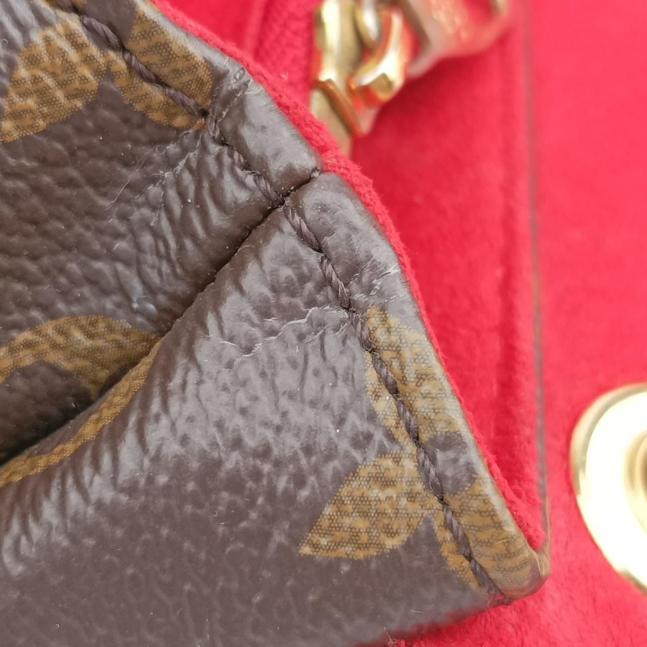 PALLAS ChainBrown×CERISEMonogram Canvas×calf leatherM41201CA3116パラス チェーンモノグラム/ブラウン系×スリーズモノグラムキャンバス×カーフレザーM41201CA3116