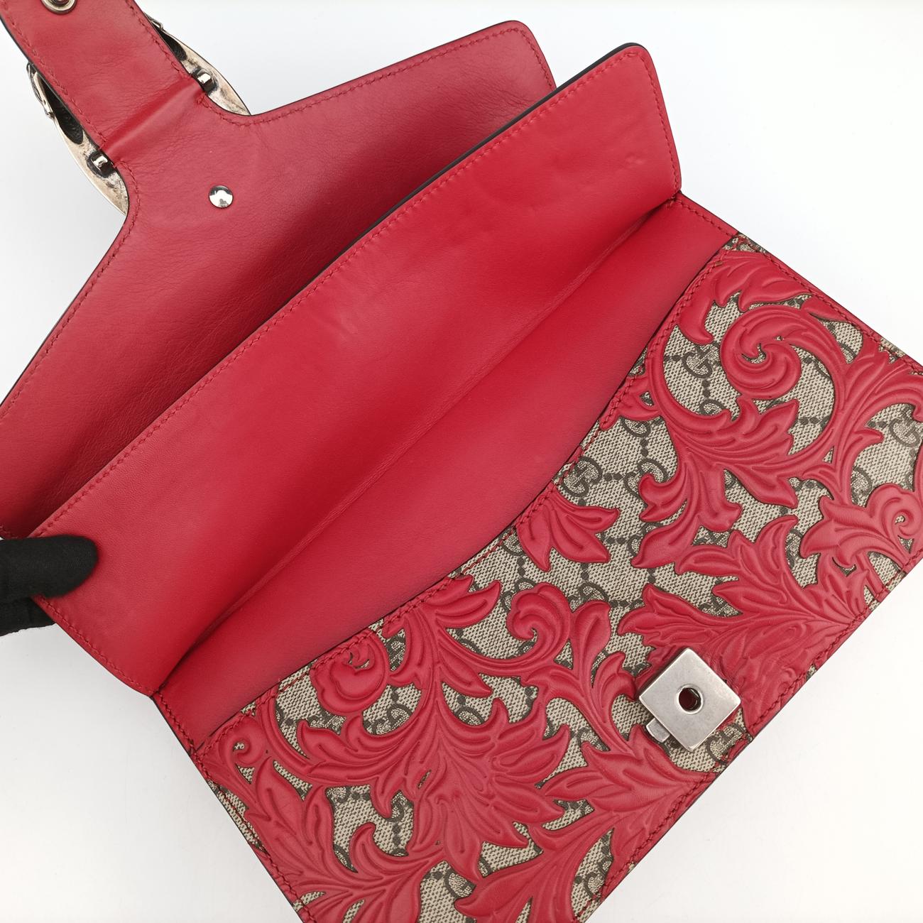 DionysusRed×MulticolourPVC coated canvas x leather400249I019657063ディオニュソスレッド×マルチカラーPVCコーティングキャンバス×レザー400249I019657063