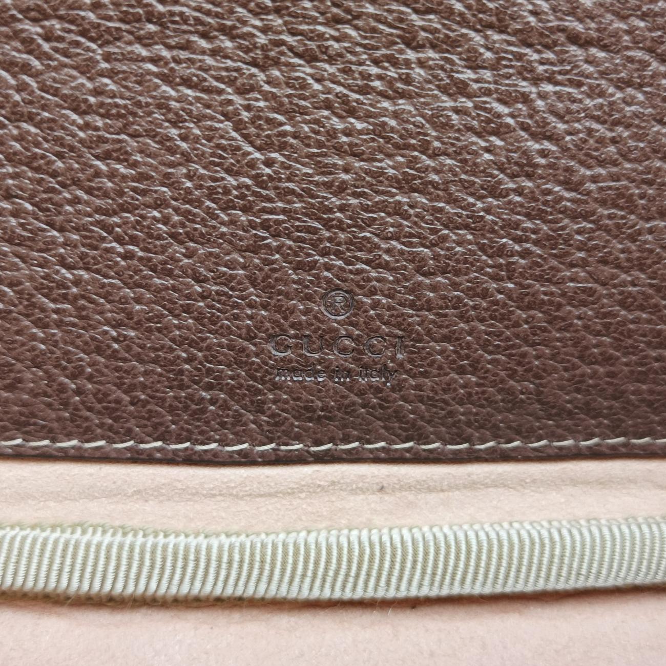 OphidiaBrown×MulticolourPVC coated canvas x leather519308オフィディアブラウン ×マルチカラーPVCコーティングキャンバス×レザー519308