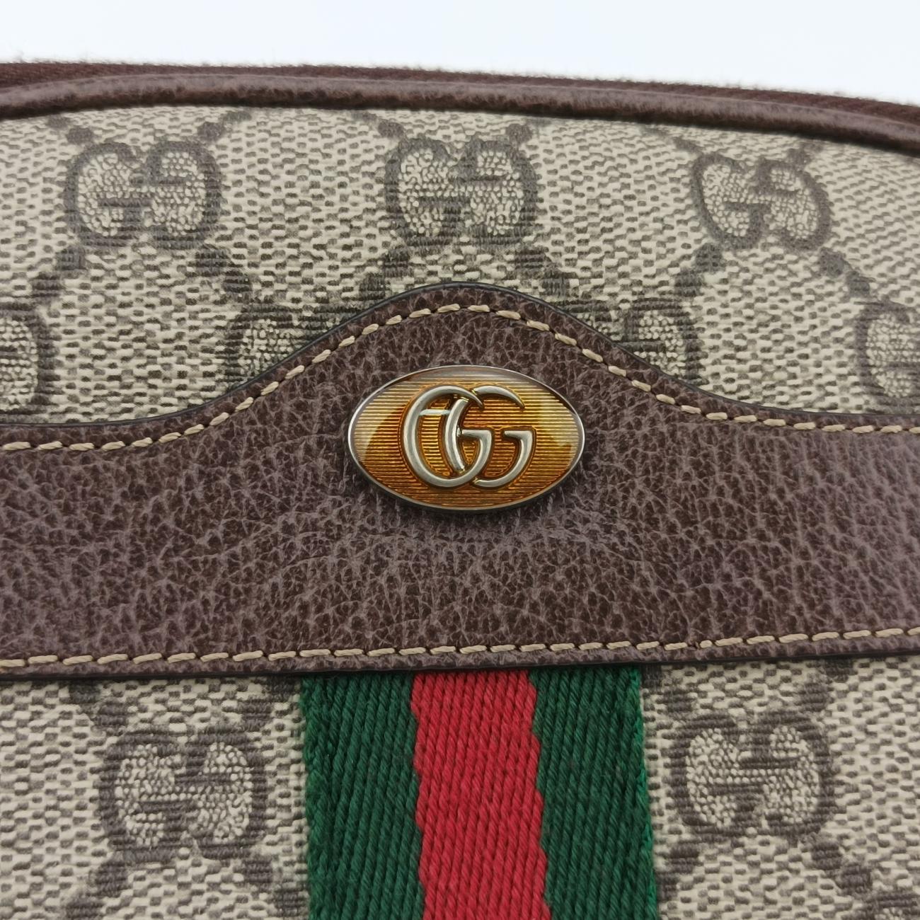 OphidiaBrown×MulticolourPVC coated canvas x leather519308オフィディアブラウン ×マルチカラーPVCコーティングキャンバス×レザー519308