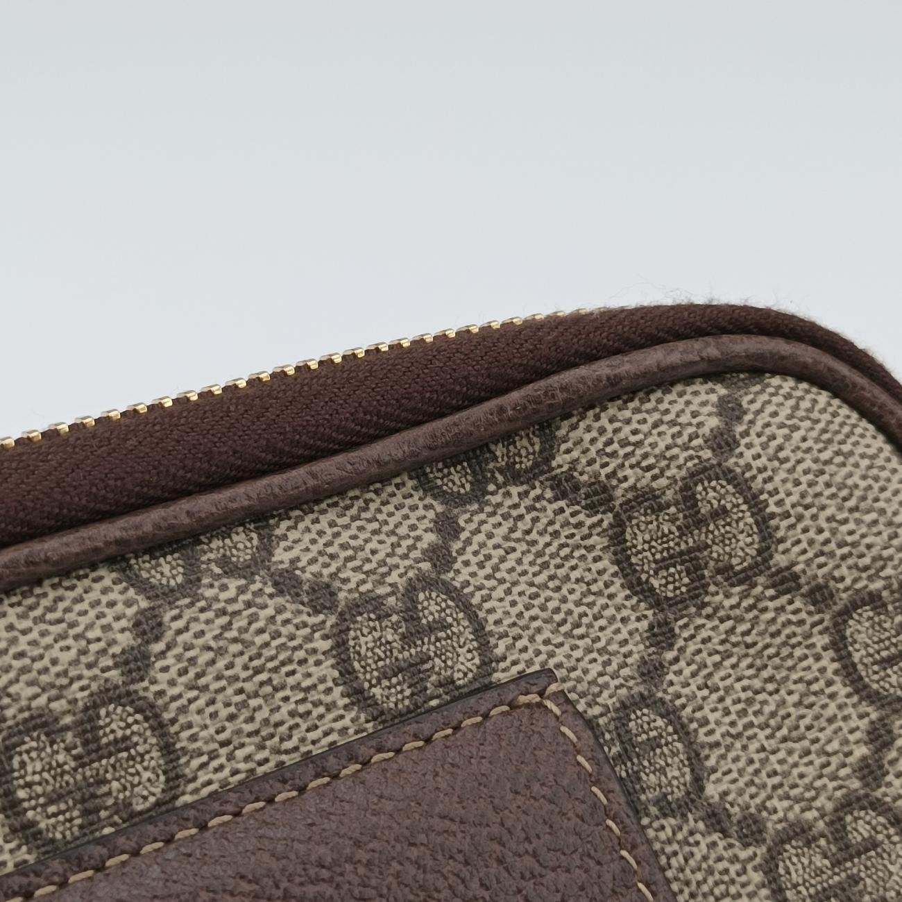 OphidiaBrown×MulticolourPVC coated canvas x leather519308オフィディアブラウン ×マルチカラーPVCコーティングキャンバス×レザー519308