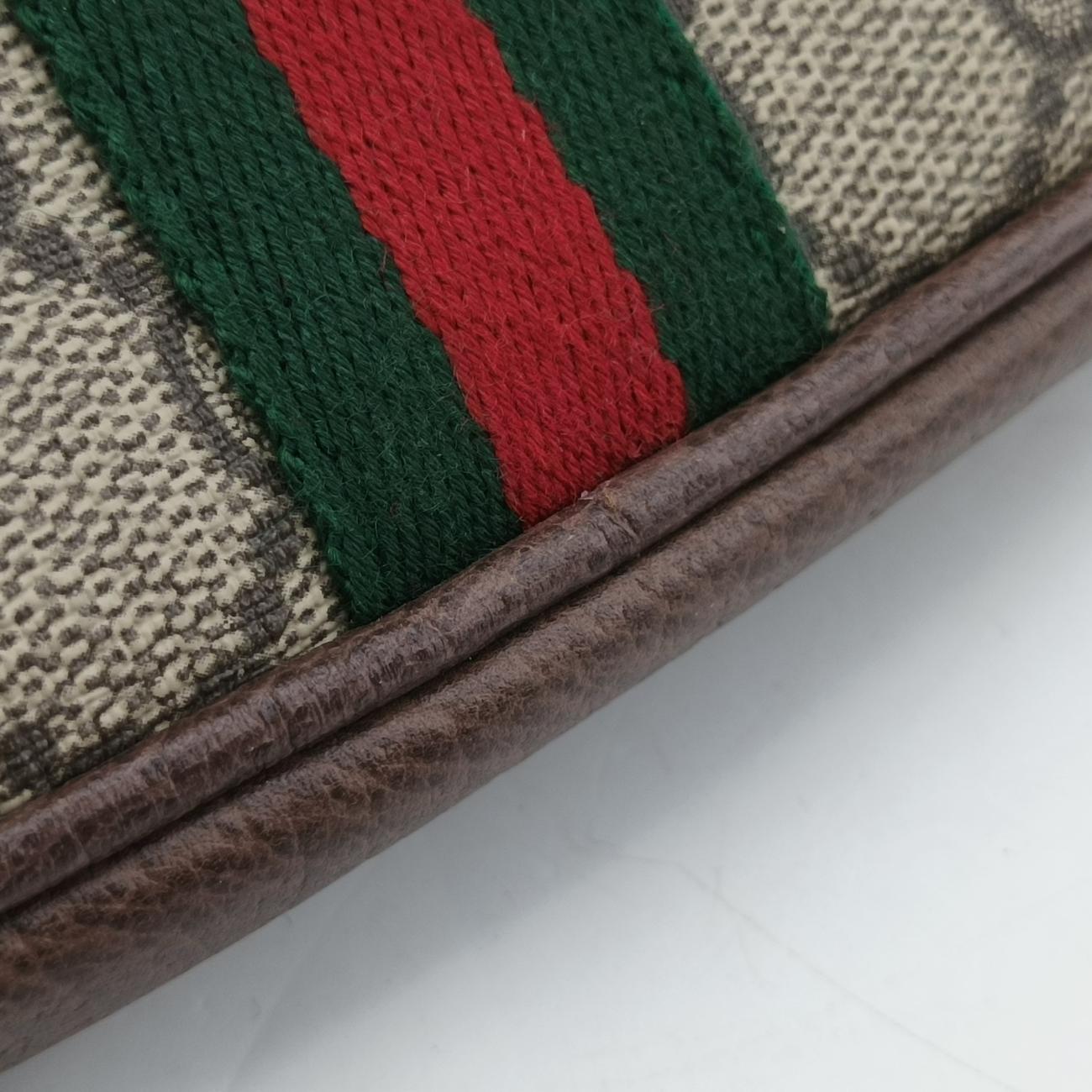 OphidiaBrown×MulticolourPVC coated canvas x leather519308オフィディアブラウン ×マルチカラーPVCコーティングキャンバス×レザー519308