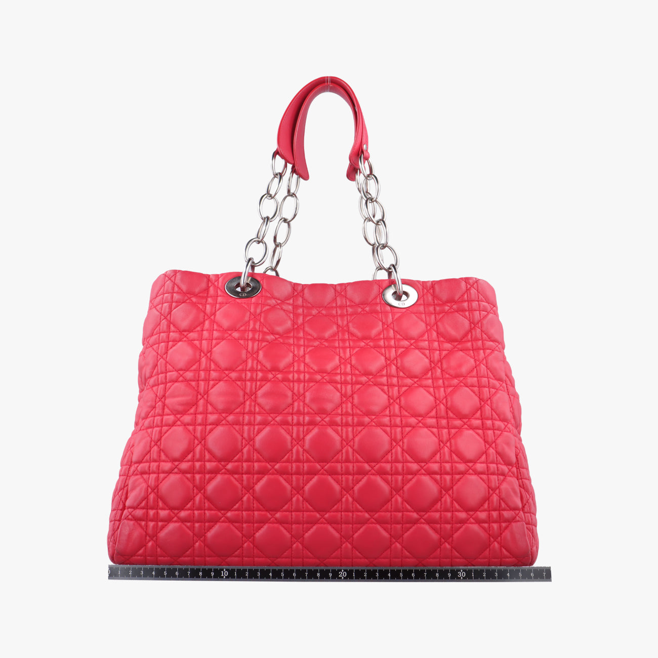 Cannage Dior Soft ShoppingRedlambskin01-BO-0113ディオールソフトショッピングレッドラムスキン01-BO-0113