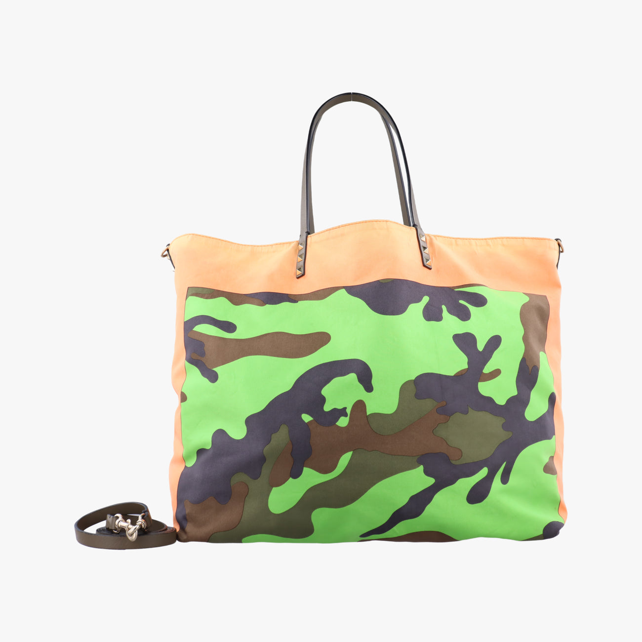 Camo Rockstud FoulardYellow x Green x Multicolornylonカモ ロックスタッズ フーラードイエロー×グリーン×マルチカラーナイロン