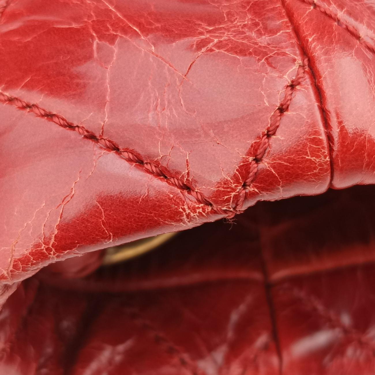 2.55 Matelasse VintageRedLeatherA66818157393122.55 マトラッセ ヴィンテージレッドレザーA6681815739312